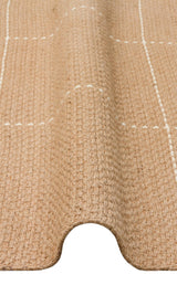 DELHİ DLH 01 WHITE  Jüt ve Pamuk ile Üretilen Çift Taraflı Modern Kilim