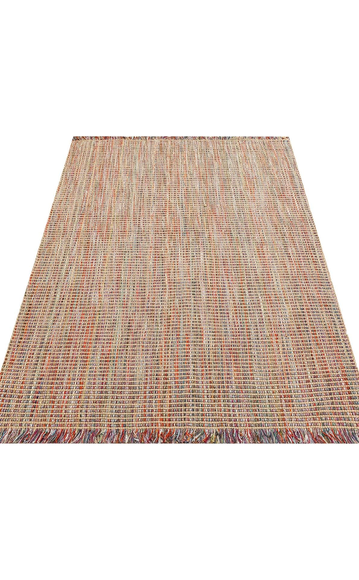 DOHA DH 01 MULTY  Jüt ve Polyester ile Üretilen Çift Taraflı Modern Kilim