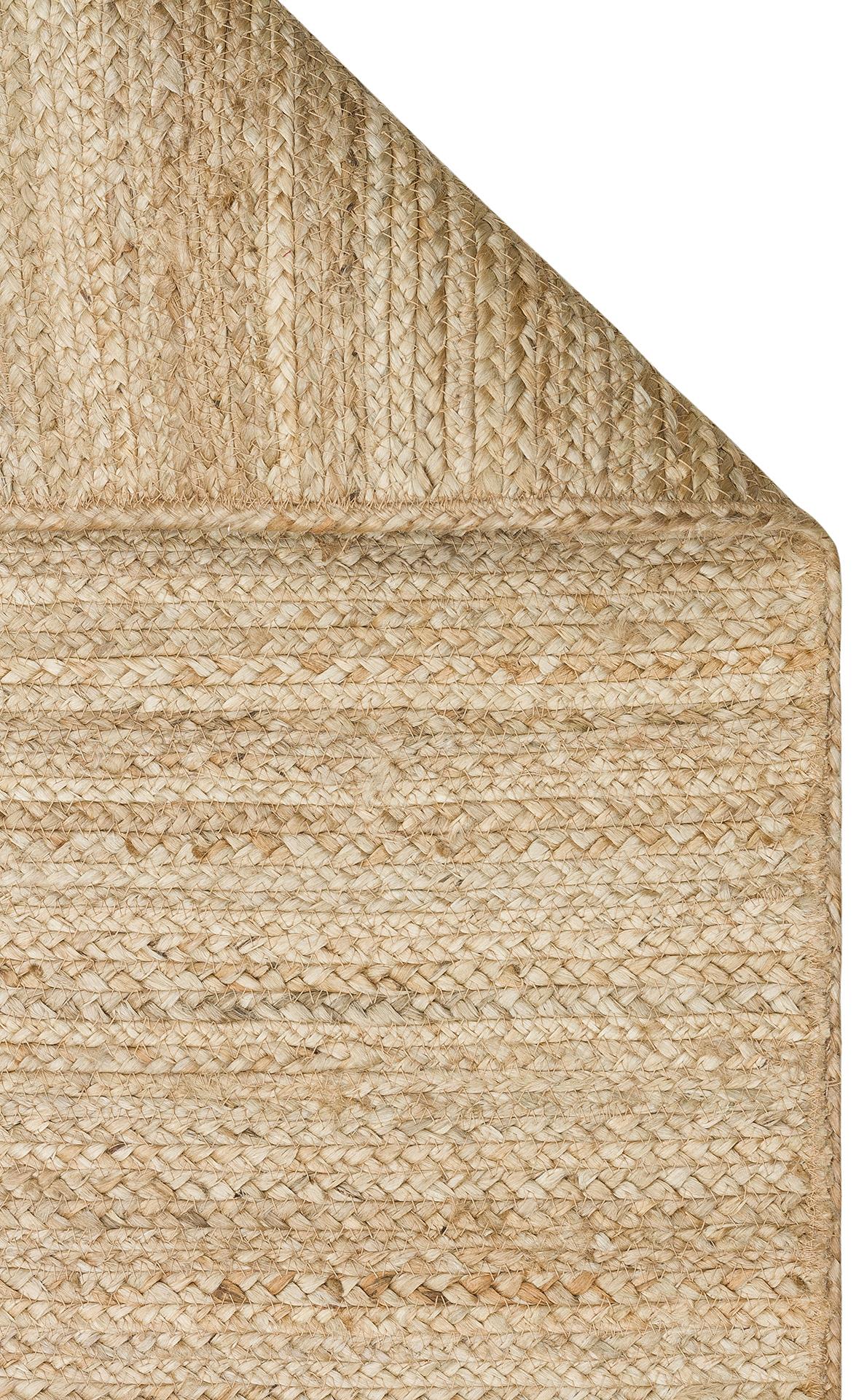 ECHO ECH 12 NATURAL  El Dokuma Naturel Jüt Hasır Halı