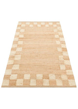 ECHO ECH 13 NATURAL WHITE XW  Jüt ile Üretilen El Dokuma Sisal Kilim