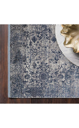 FRESCO DYED FSD 01 MARINE  Overdyed Yüksek Alçak Dokulu Özel Işıltılı Yüksek Kaliteli Sık Dokuma Modern Salon Halısı