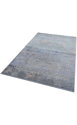 FRESCO DYED FSD 01 MARINE  Overdyed Yüksek Alçak Dokulu Özel Işıltılı Yüksek Kaliteli Sık Dokuma Modern Salon Halısı