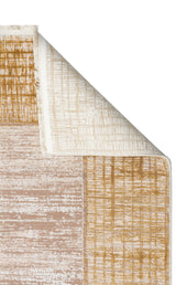 FRESCO DYED FSD 02 BEIGE GOLD  Overdyed Yüksek Alçak Dokulu Özel Işıltılı Yüksek Kaliteli Sık Dokuma Modern Salon Halısı