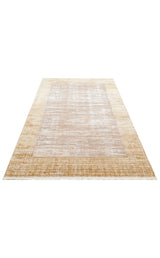 FRESCO DYED FSD 02 BEIGE GOLD  Overdyed Yüksek Alçak Dokulu Özel Işıltılı Yüksek Kaliteli Sık Dokuma Modern Salon Halısı