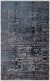 FRESCO DYED FSD 02 NAVY  Overdyed Yüksek Alçak Dokulu Özel Işıltılı Yüksek Kaliteli Sık Dokuma Modern Salon Halısı