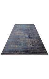 FRESCO DYED FSD 02 NAVY  Overdyed Yüksek Alçak Dokulu Özel Işıltılı Yüksek Kaliteli Sık Dokuma Modern Salon Halısı