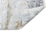 FRESCO FS 03 GREY NAVY  Yüksek Alçak Dokulu Özel Işıltılı Yüksek Kaliteli Sık Dokuma Modern Salon Halısı