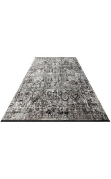 FRESCO FS 09 BLACK XW  Yüksek Alçak Dokulu Özel Işıltılı Yüksek Kaliteli Sık Dokuma Modern Salon Halısı