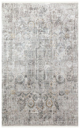 FRESCO FS 09 CREAM GREY XW  Yüksek Alçak Dokulu Özel Işıltılı Yüksek Kaliteli Sık Dokuma Modern Salon Halısı
