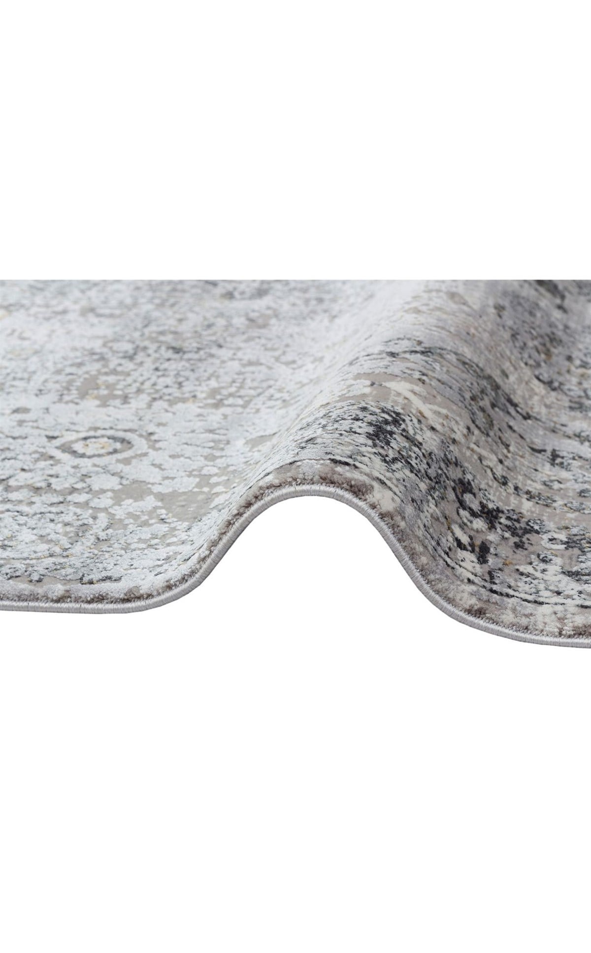 FRESCO FS 09 CREAM GREY XW  Yüksek Alçak Dokulu Özel Işıltılı Yüksek Kaliteli Sık Dokuma Modern Salon Halısı