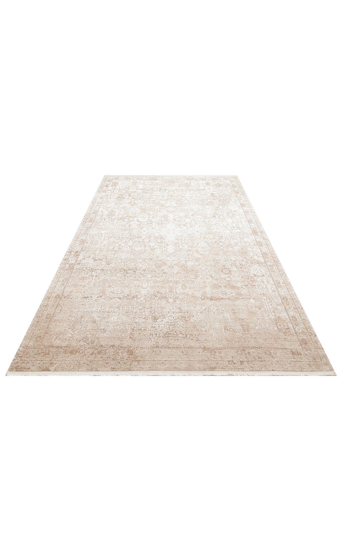 FRESCO FS 31 CREAM IVORY XW  Yüksek Alçak Dokulu Özel Işıltılı Yüksek Kaliteli Sık Dokuma Modern Salon Halısı