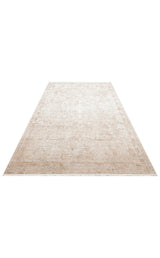 FRESCO FS 31 CREAM IVORY XW  Yüksek Alçak Dokulu Özel Işıltılı Yüksek Kaliteli Sık Dokuma Modern Salon Halısı