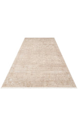 FRESCO FS 31 CREAM IVORY XW  Yüksek Alçak Dokulu Özel Işıltılı Yüksek Kaliteli Sık Dokuma Modern Salon Halısı