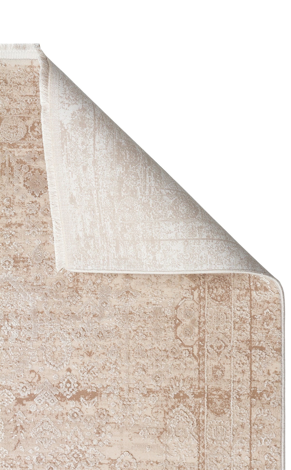 FRESCO FS 31 CREAM IVORY XW  Yüksek Alçak Dokulu Özel Işıltılı Yüksek Kaliteli Sık Dokuma Modern Salon Halısı