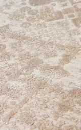 FRESCO FS 31 CREAM IVORY XW  Yüksek Alçak Dokulu Özel Işıltılı Yüksek Kaliteli Sık Dokuma Modern Salon Halısı