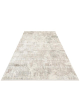 FRESCO FS 36 CREAM BEIGE XW  Yüksek Alçak Dokulu Özel Işıltılı Yüksek Kaliteli Sık Dokuma Modern Salon Halısı