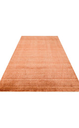 GESSI GES PLAIN TERRACOTTA  Özel Hav Vermeyen ve Kolay Temizlenebilir Tencel Kullanılarak El Emeği ile Özel Tezgahlarda Üretilen Modern Kara Tezgah Halısı