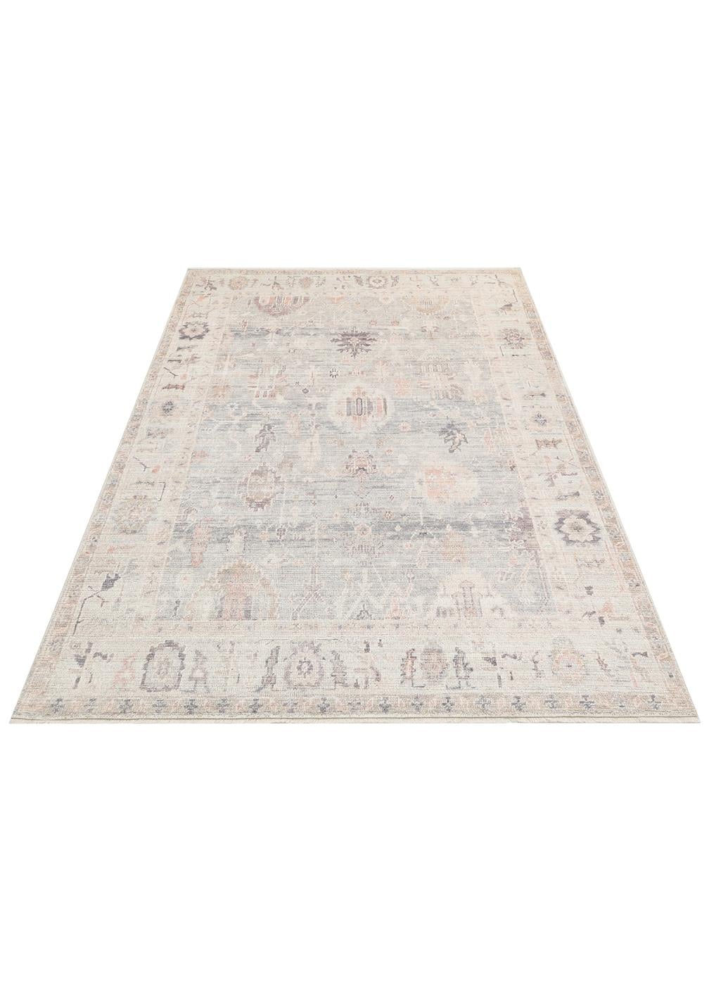GRACE GRC 02 SKY  Pastel Tonlara Sahip Vintage Desenli Şık Halı