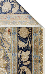 ISFAHAN ISF 04 CREAM  Klasik Desenli Yüksek Kalite Sık Dokuma Makine Halısı