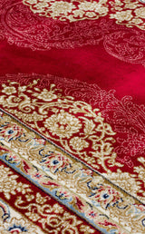 ISFAHAN ISF 05 RED  Klasik Desenli Yüksek Kalite Sık Dokuma Makine Halısı
