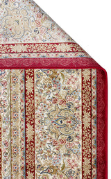 ISFAHAN ISF 05 RED  Klasik Desenli Yüksek Kalite Sık Dokuma Makine Halısı