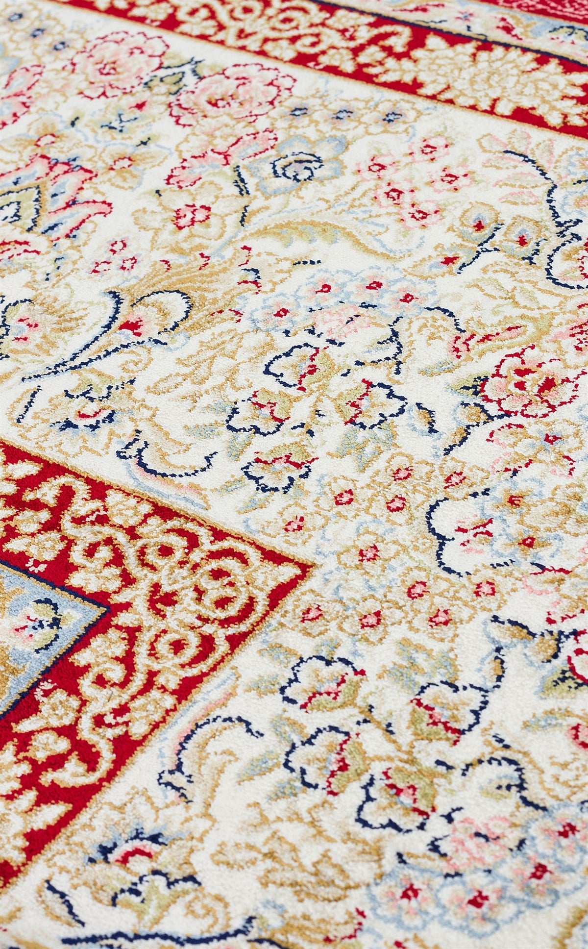 ISFAHAN ISF 05 RED  Klasik Desenli Yüksek Kalite Sık Dokuma Makine Halısı