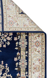 ISFAHAN SECCADE ISF SCD 01 NAVY  Klasik Desenli Yüksek Kalite Sık Dokuma Seccade
