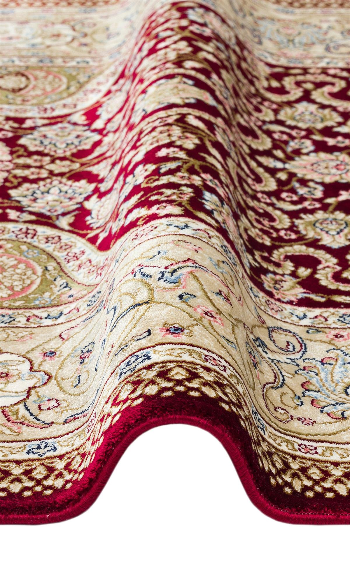 ISFAHAN SECCADE ISF SCD 02 RED  Klasik Desenli Yüksek Kalite Sık Dokuma Seccade