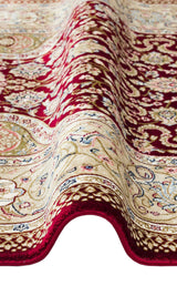 ISFAHAN SECCADE ISF SCD 02 RED  Klasik Desenli Yüksek Kalite Sık Dokuma Seccade