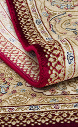 ISFAHAN SECCADE ISF SCD 02 RED  Klasik Desenli Yüksek Kalite Sık Dokuma Seccade