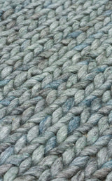 JADE BASKETWEAVE ARONA  Naturel Kazak Örgü Desenli El Dokuma Örgü Halı