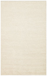 JADE BASKETWEAVE CREAM  Naturel Kazak Örgü Desenli El Dokuma Örgü Halı
