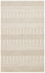 JADE J352 BEIGE  Naturel Kazak Örgü Desenli El Dokuma Örgü Halı