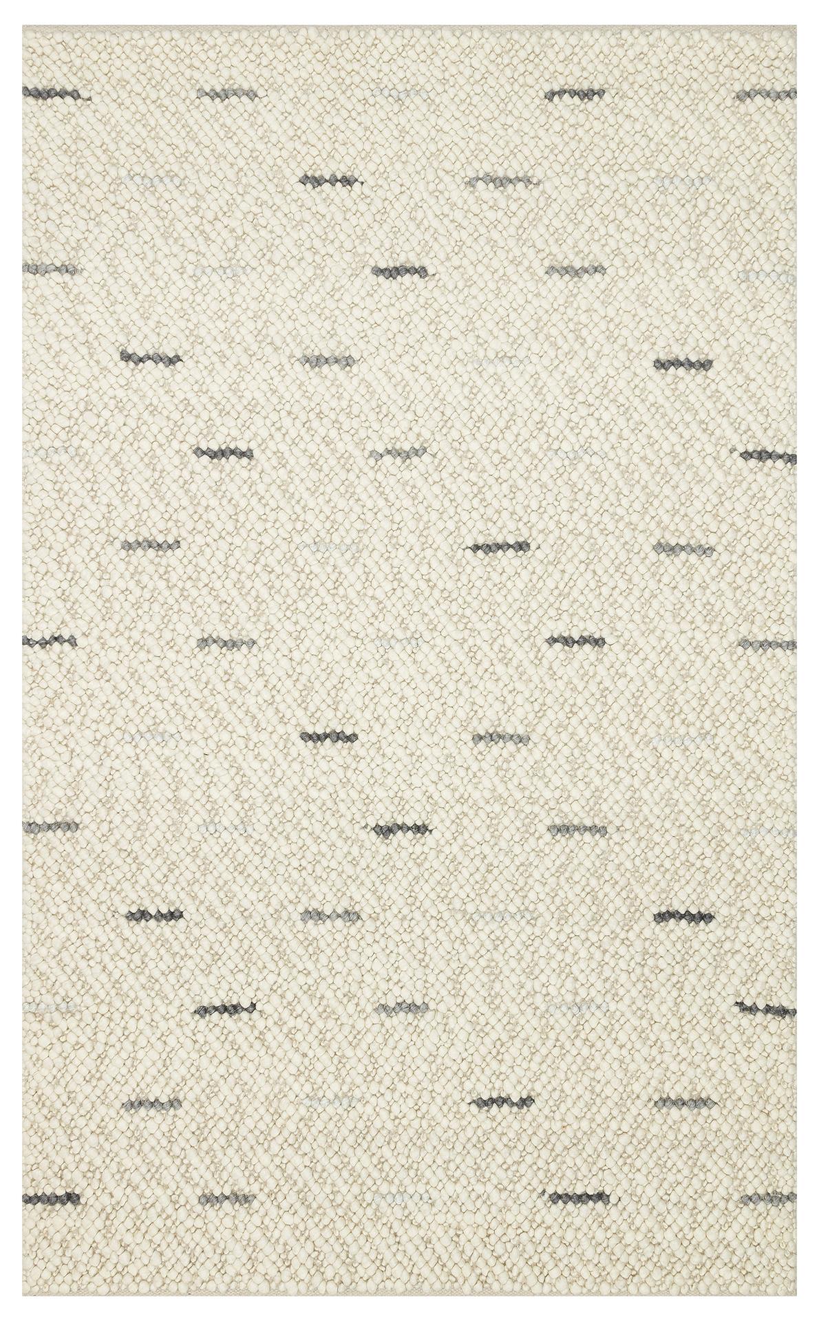 JADE JD 06 ANTRASIT GREY  Naturel Kazak Örgü Desenli El Dokuma Örgü Halı