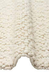 JADE JD 06 CREAM  Yün ile Üretilen Örme El Halısı