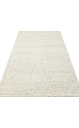 JADE JD 07 L.GREY  Naturel Kazak Örgü Desenli El Dokuma Örgü Halı
