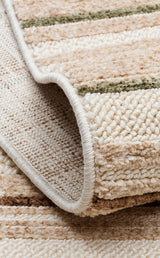 JOY JOY 01 GREEN BROWN  Hav Toz Vermeyen Yumuşak dokulu Modern Makine Halısı