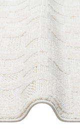 JOY JOY 02 WHITE  Hav Toz Vermeyen Yumuşak dokulu Modern Makine Halısı