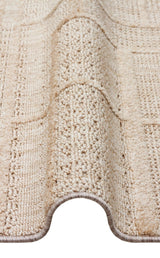 JOY JOY 03 BEIGE  Hav Toz Vermeyen Yumuşak dokulu Modern Makine Halısı
