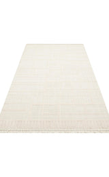 JOY JOY 03 WHITE  Hav Toz Vermeyen Yumuşak dokulu Modern Makine Halısı