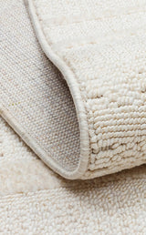 JOY JOY 03 WHITE  Hav Toz Vermeyen Yumuşak dokulu Modern Makine Halısı
