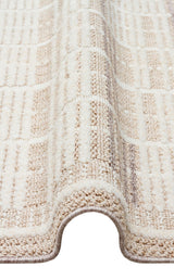JOY JOY 04 BEIGE GREY  Hav Toz Vermeyen Yumuşak dokulu Modern Makine Halısı