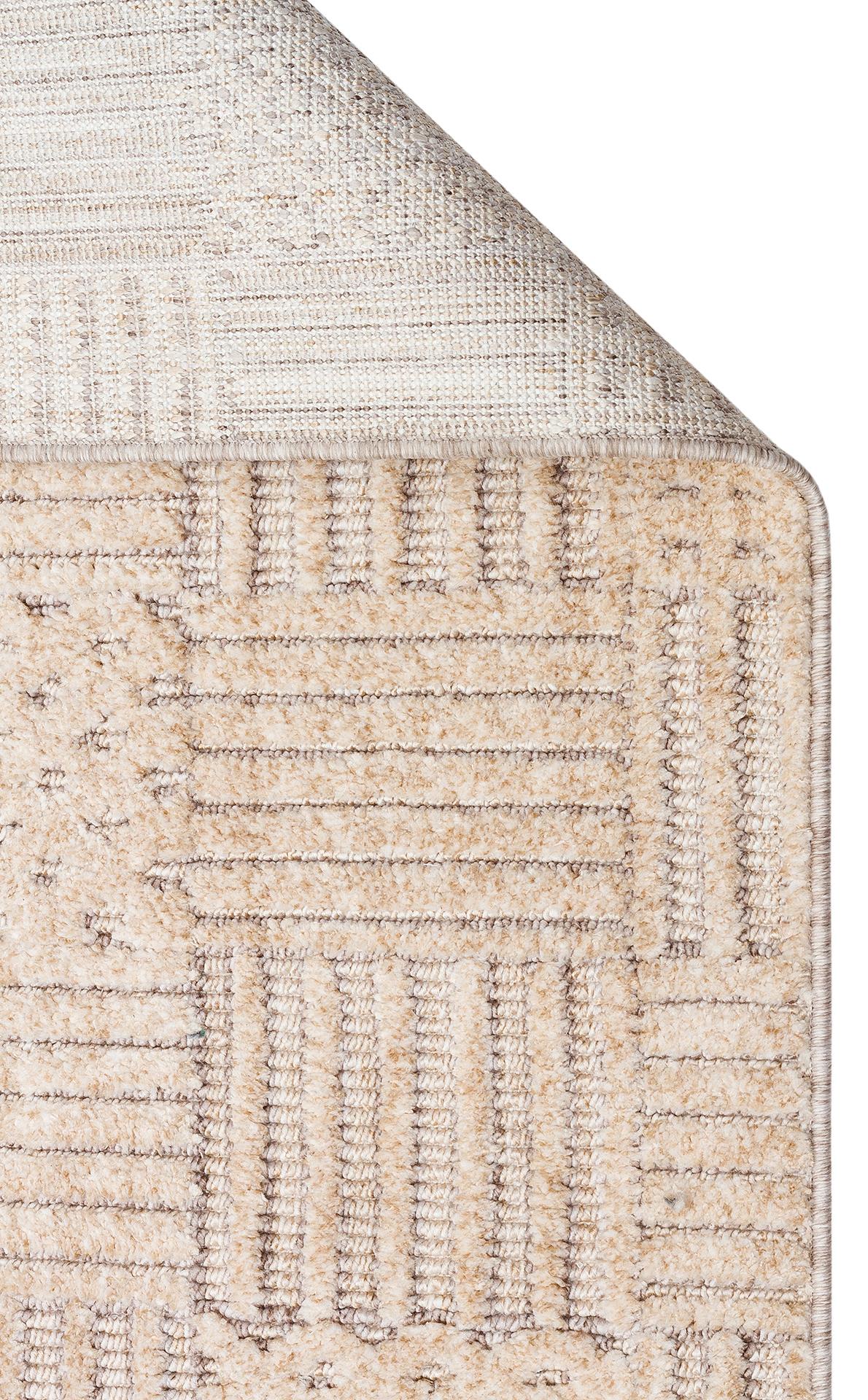 JOY JOY 05 BEIGE GOLD  Hav Toz Vermeyen Yumuşak dokulu Modern Makine Halısı