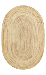 JUNO ECH 01E NATURAL  El Dokuma Naturel Jüt Hasır Halı
