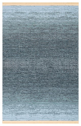 KUTNU KILIM KTN 01 ANTRASIT BLUE Modern Ombre Renk Geçişli Yıkanabilir Çift Taraflı Kilim