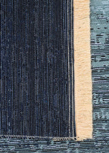 KUTNU KILIM KTN 01 ANTRASIT BLUE Modern Ombre Renk Geçişli Yıkanabilir Çift Taraflı Kilim