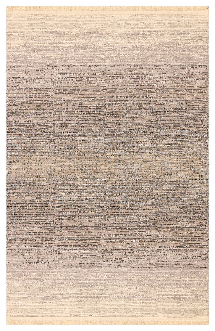 KUTNU KILIM KTN 01 MARINE BEIGE Modern Ombre Renk Geçişli Yıkanabilir Çift Taraflı Kilim