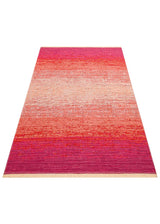 KUTNU KILIM KTN 01 TERRA PINK  Modern Ombre Renk Geçişli Yıkanabilir Çift Taraflı Kilim