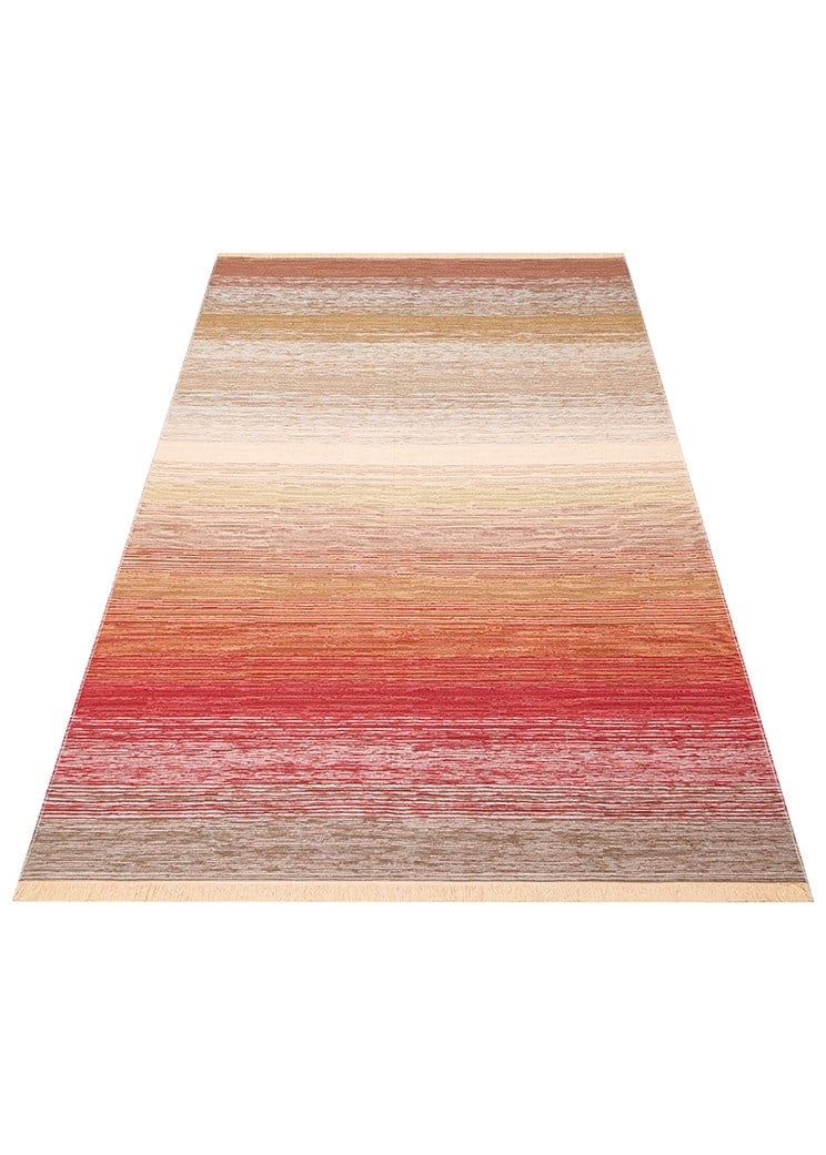 KUTNU KILIM KTN 02 NATURAL TERRA Modern Ombre Renk Geçişli Yıkanabilir Çift Taraflı Kilim