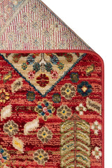KYBELE KYB 01 RED Sıcak Renk Tonlu Otantik Makine Halısı